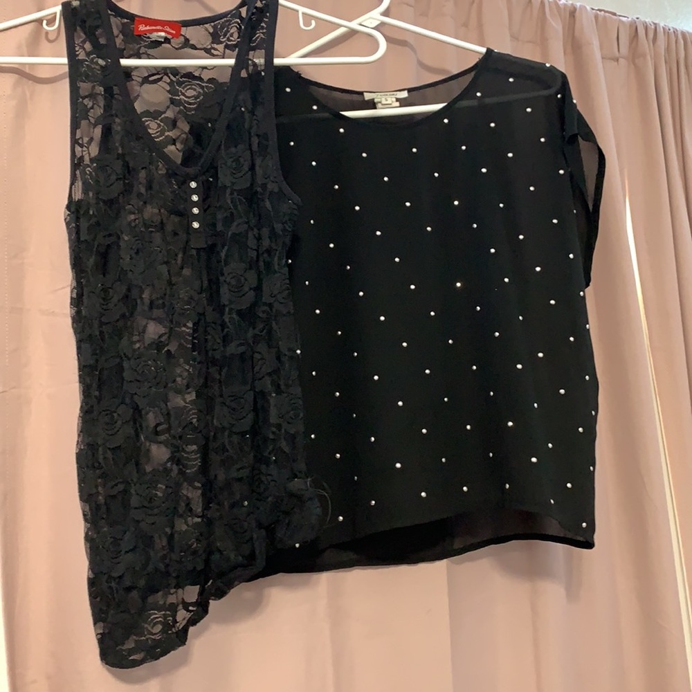 Lace and Mesh Black Set